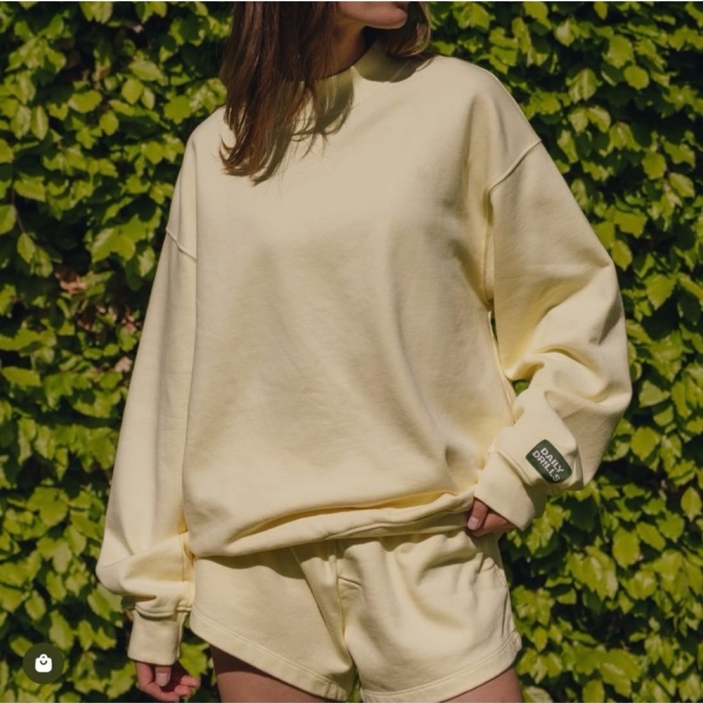 Daily Drills Lemonade Sweatshirt & Short Set